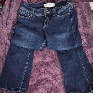 Hollister Dark Blue Boot Cut Jeans Size 6R(28R)